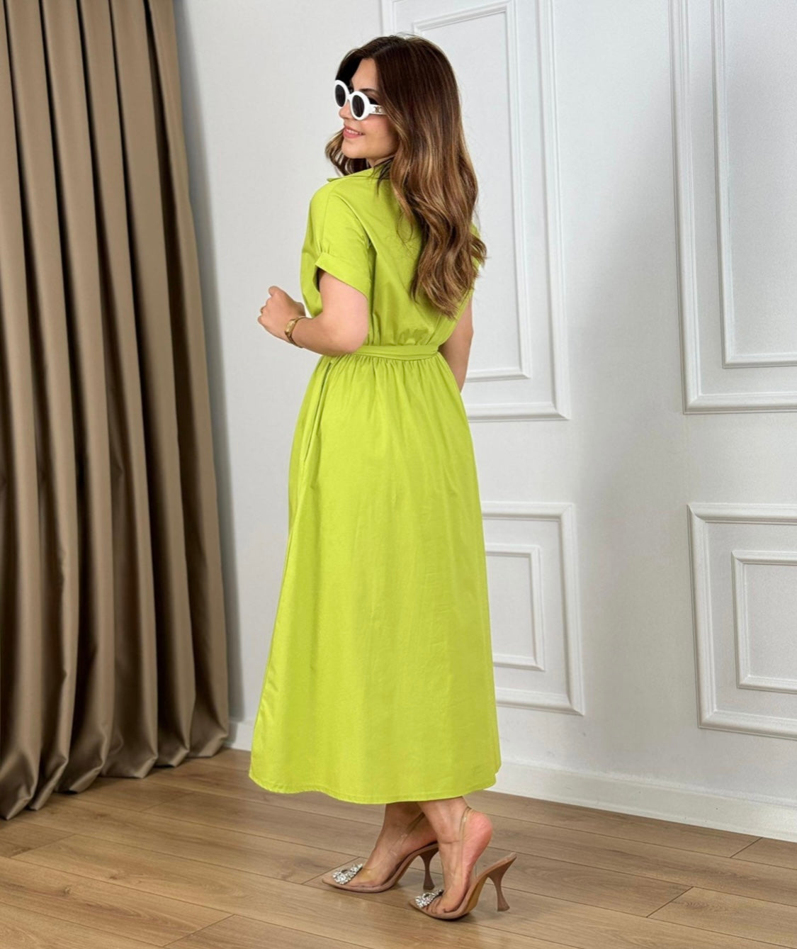Pistachio Inci Dress