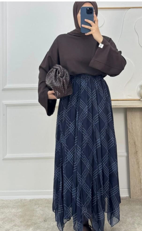 Flowy Mulberry Skirt