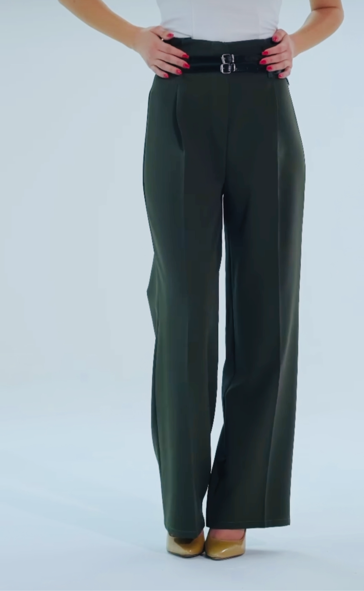 Emerald Palazzo Pants