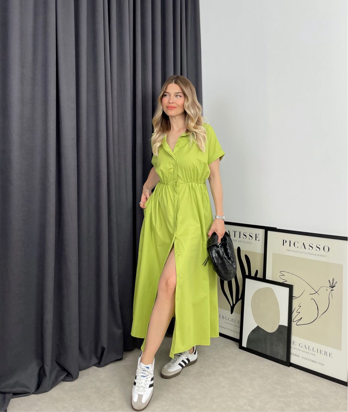 Pistachio Inci Dress