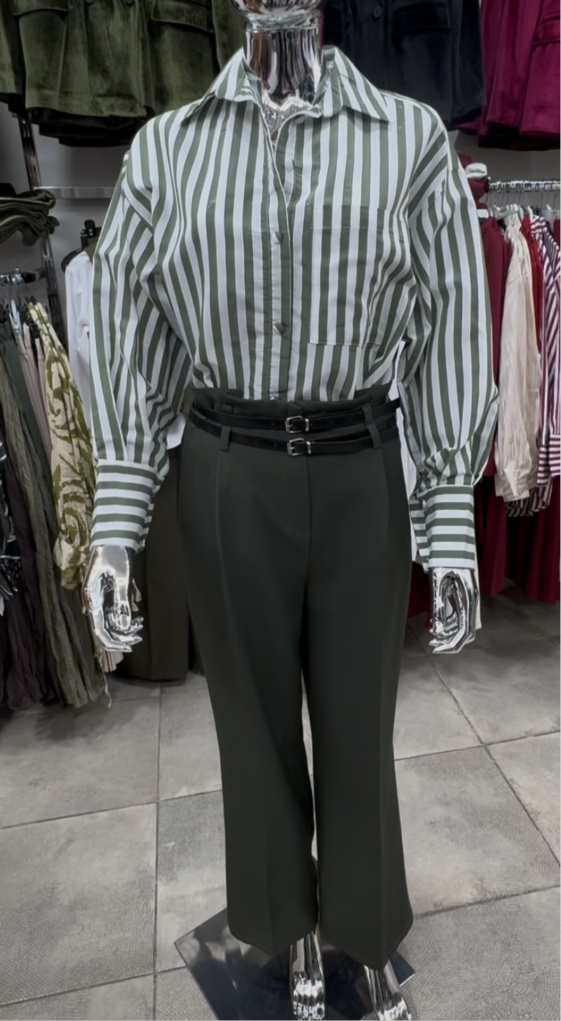Emerald Palazzo Pants