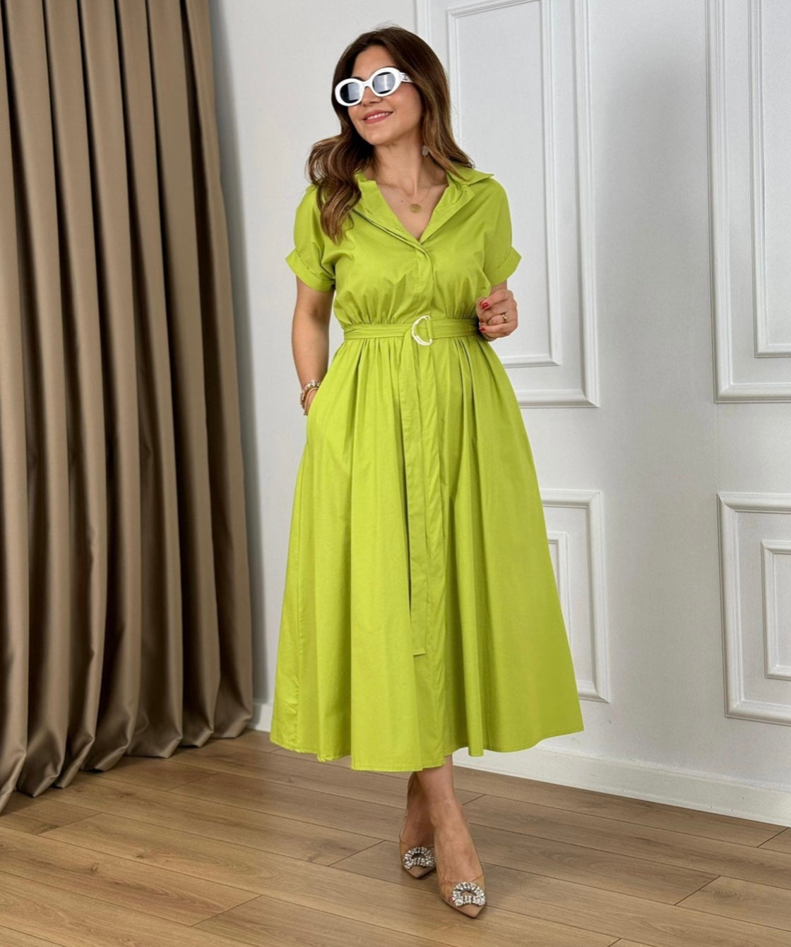 Pistachio Inci Dress