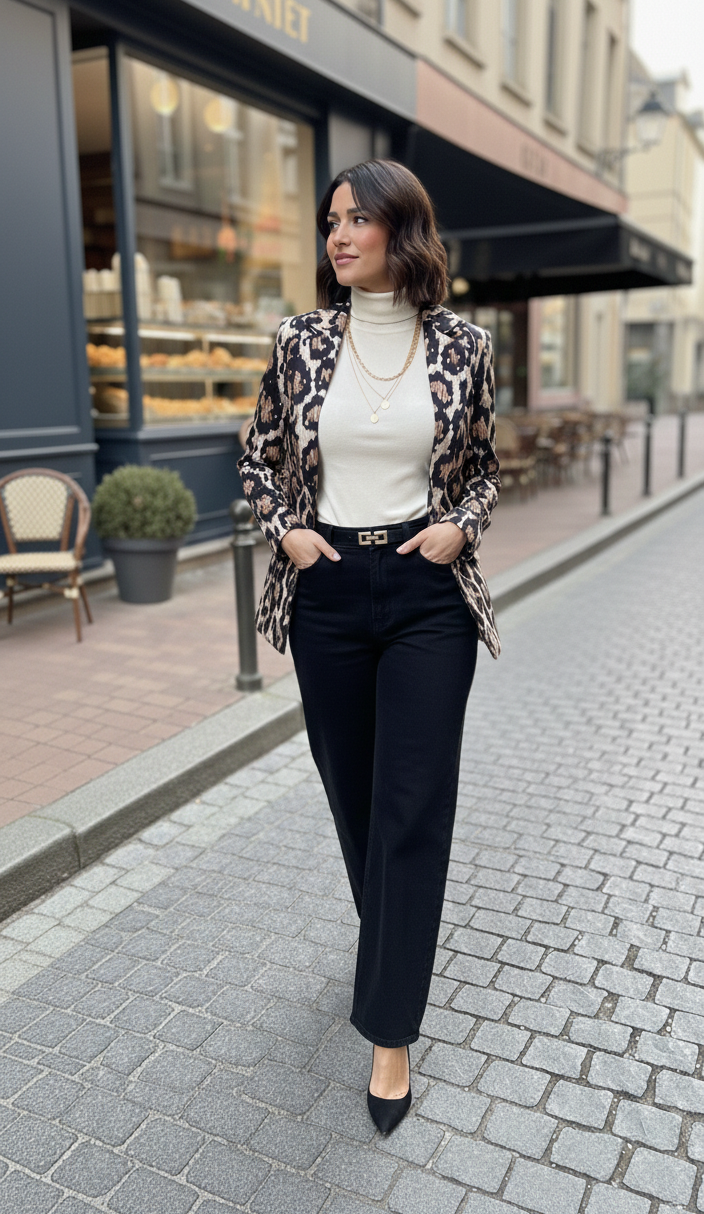 Leopar Blazer
