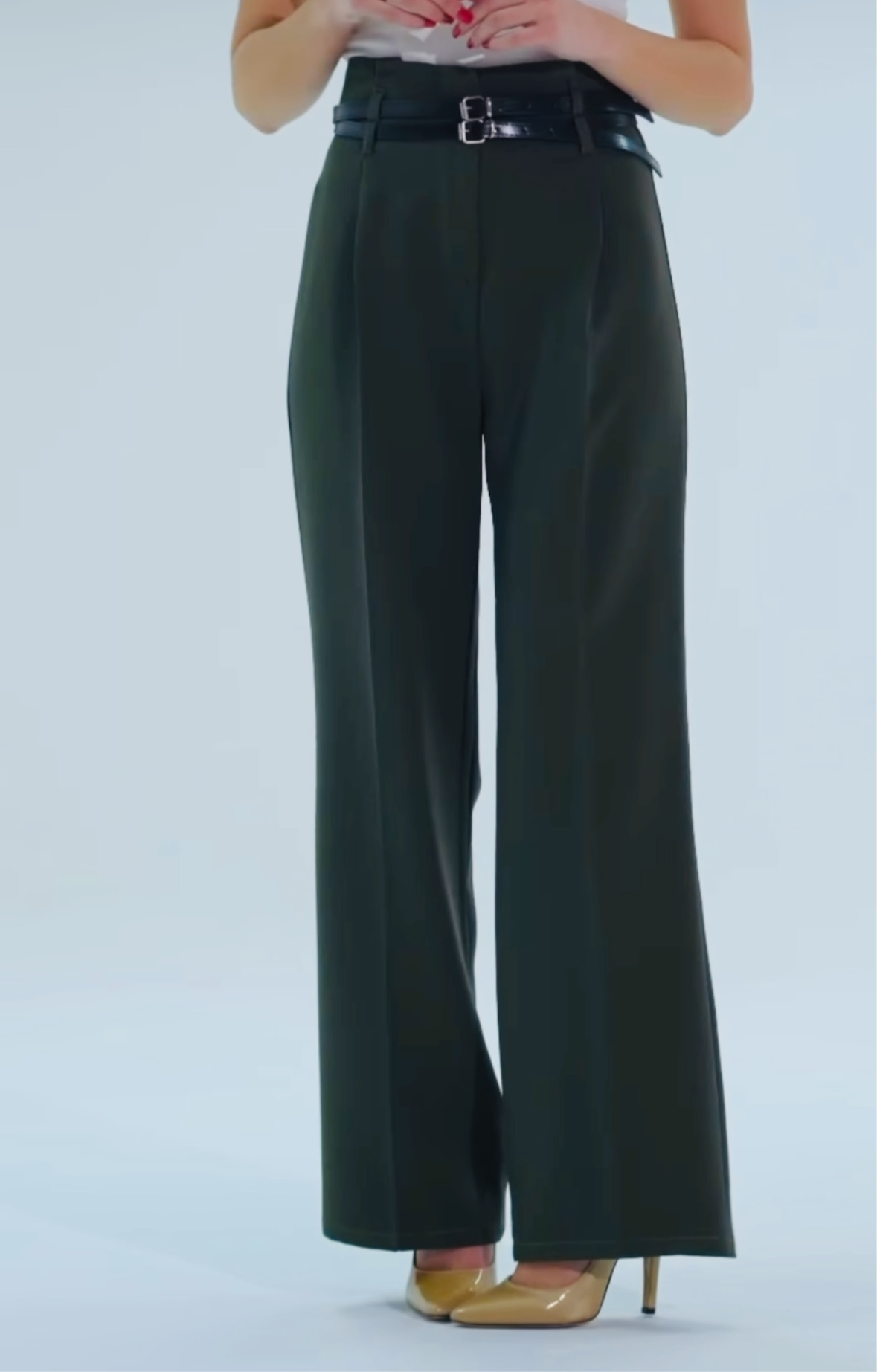 Emerald Palazzo Pants