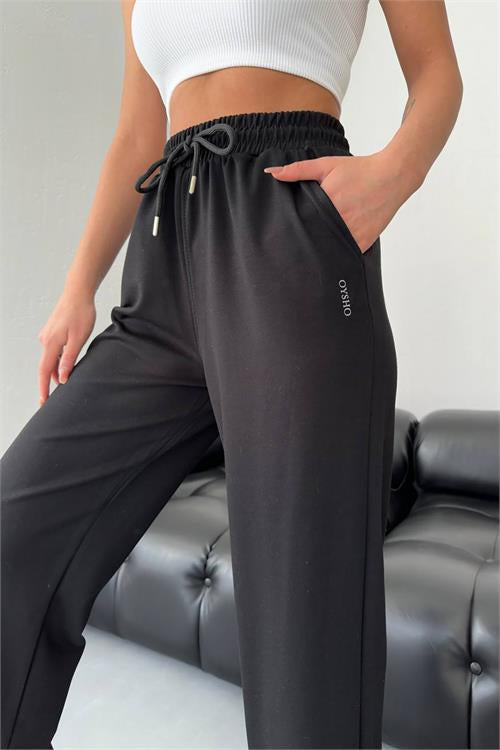 Black Oysho Comfy Pants