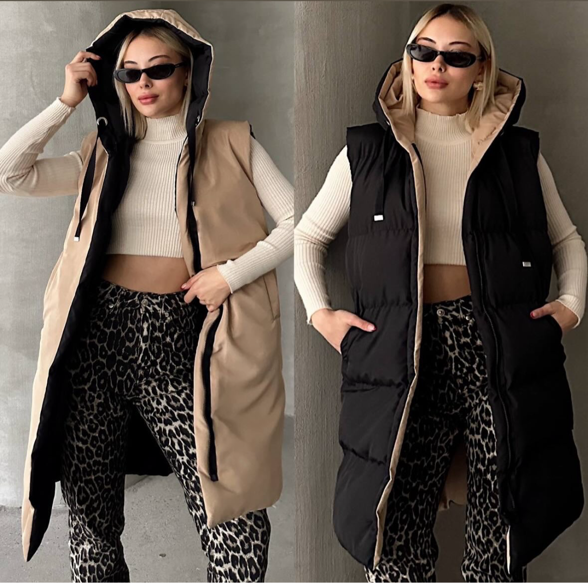 Double Face Vest Jacket