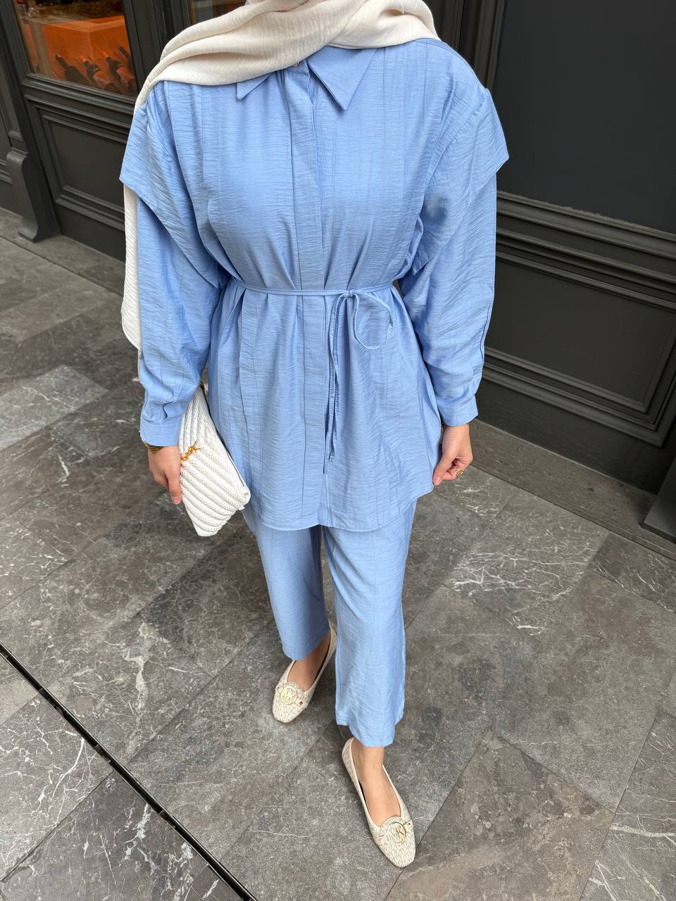 Pastel Blue Trendy Set