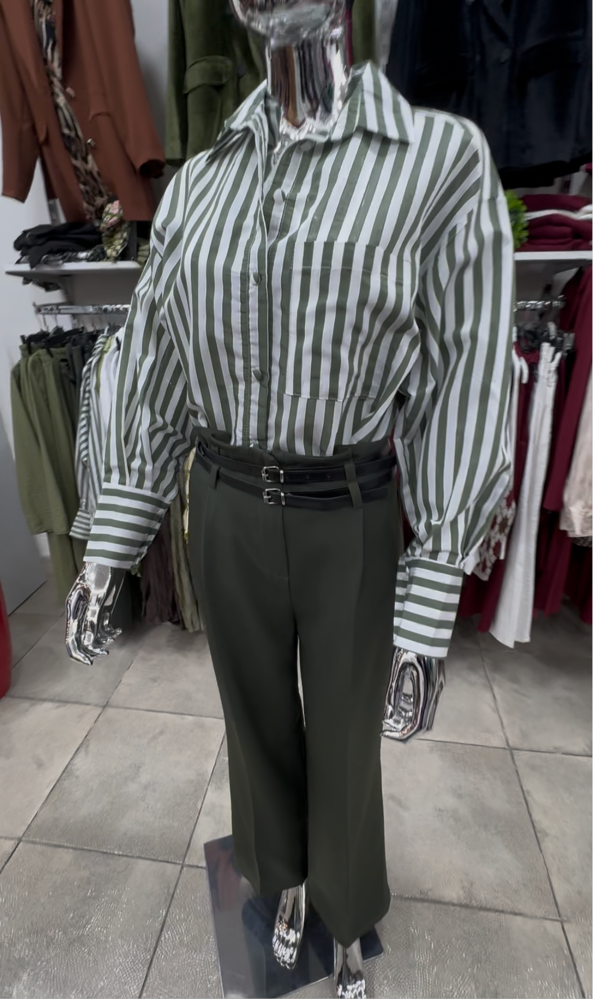 Emerald Palazzo Pants