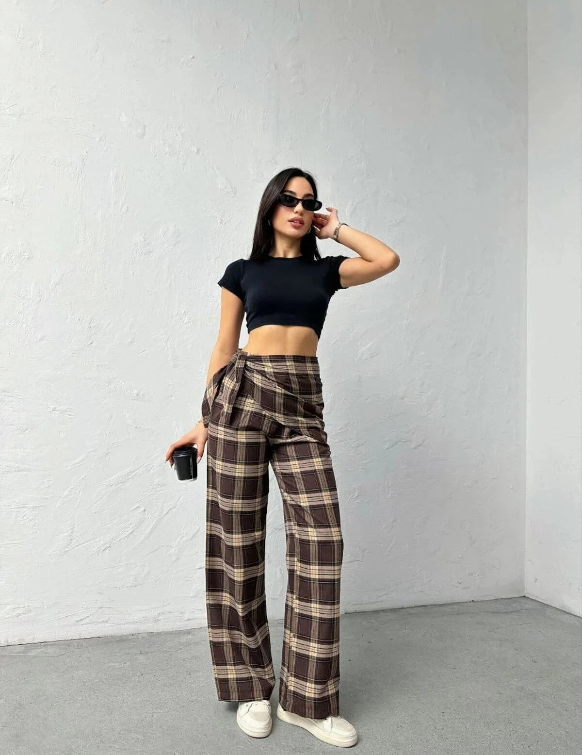 Plaid Fular Pants