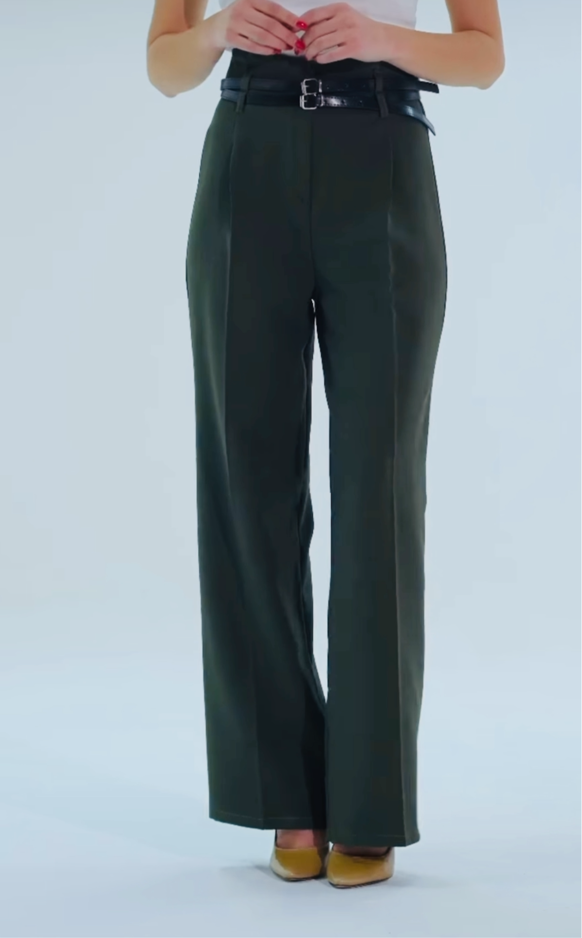Emerald Palazzo Pants