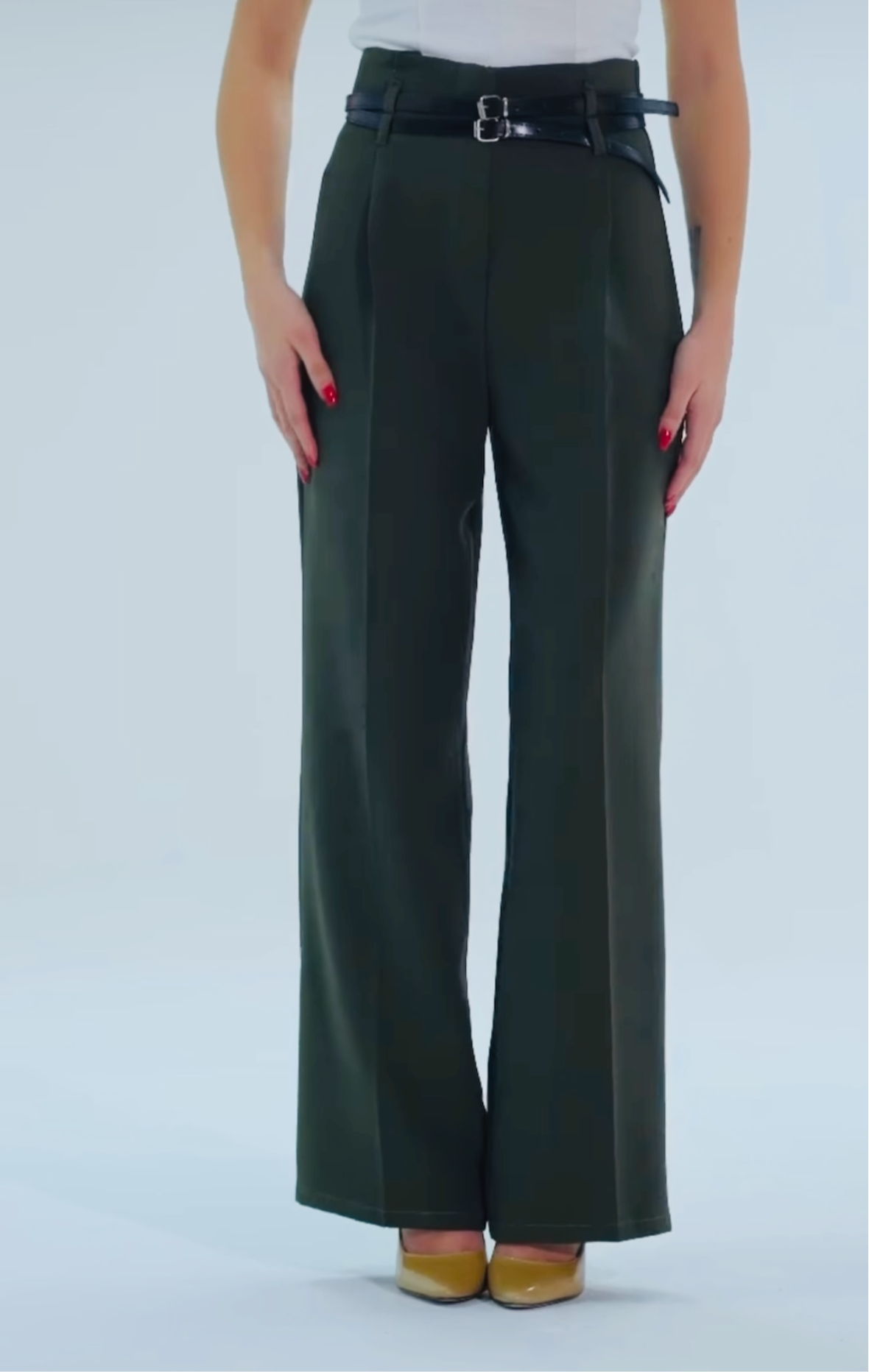 Emerald Palazzo Pants