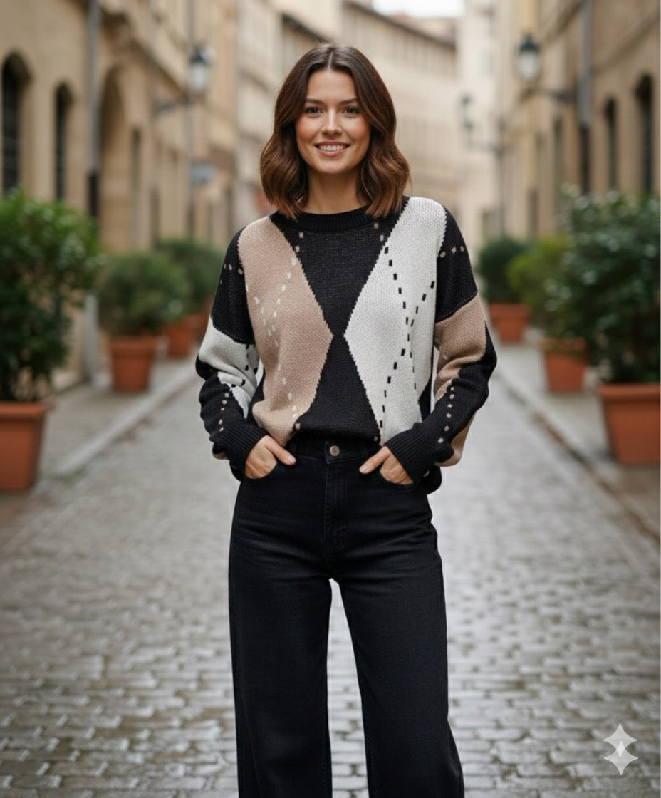 Black Baklava Sweater