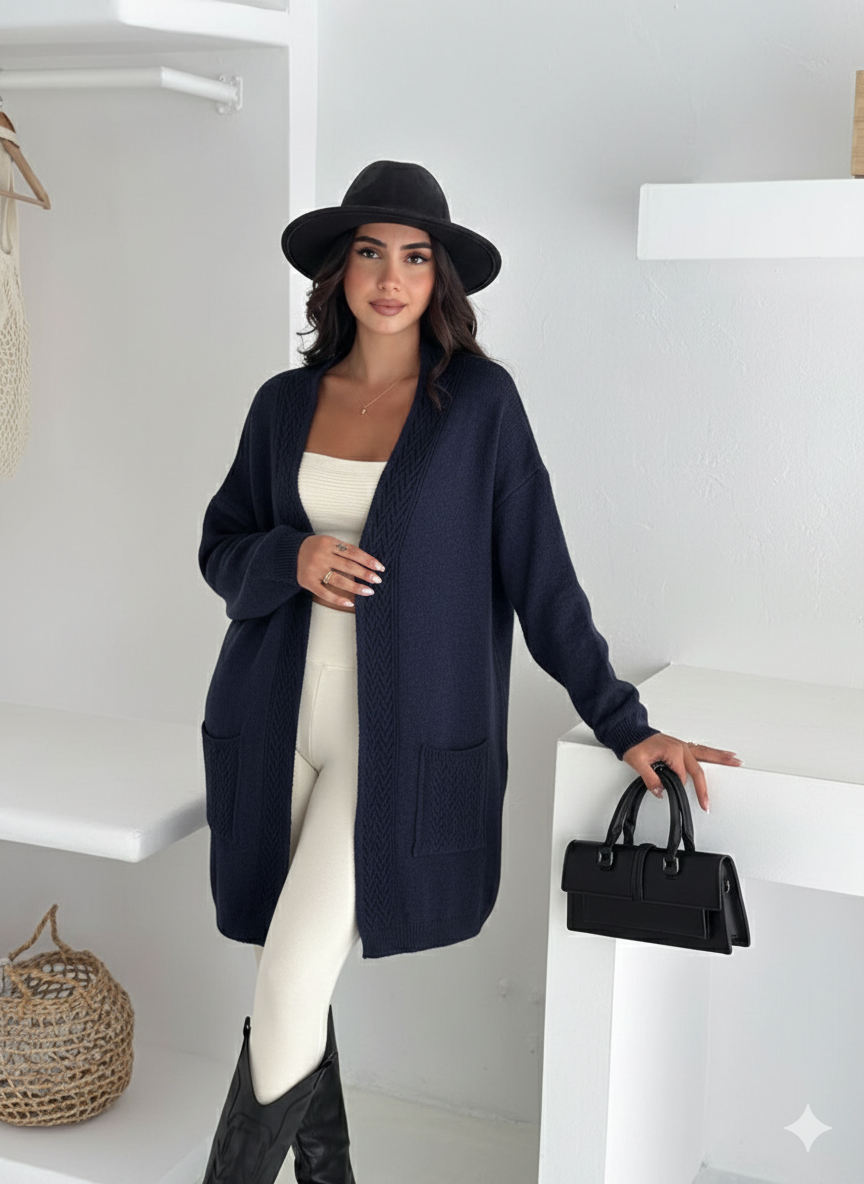 Navy Cardigan