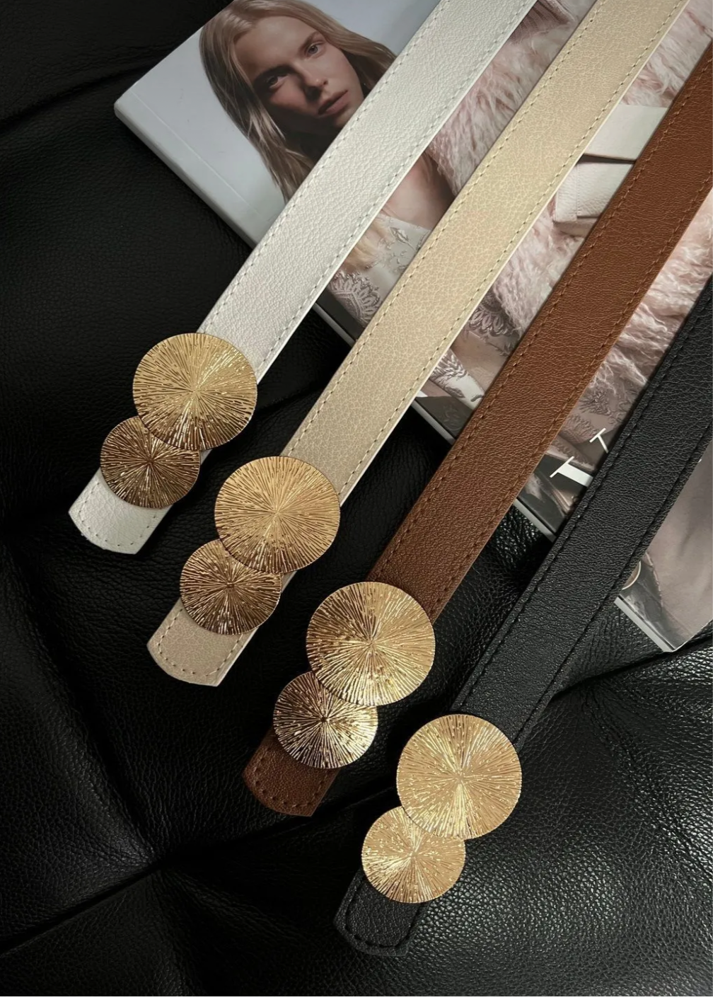 Brown Belt gold design