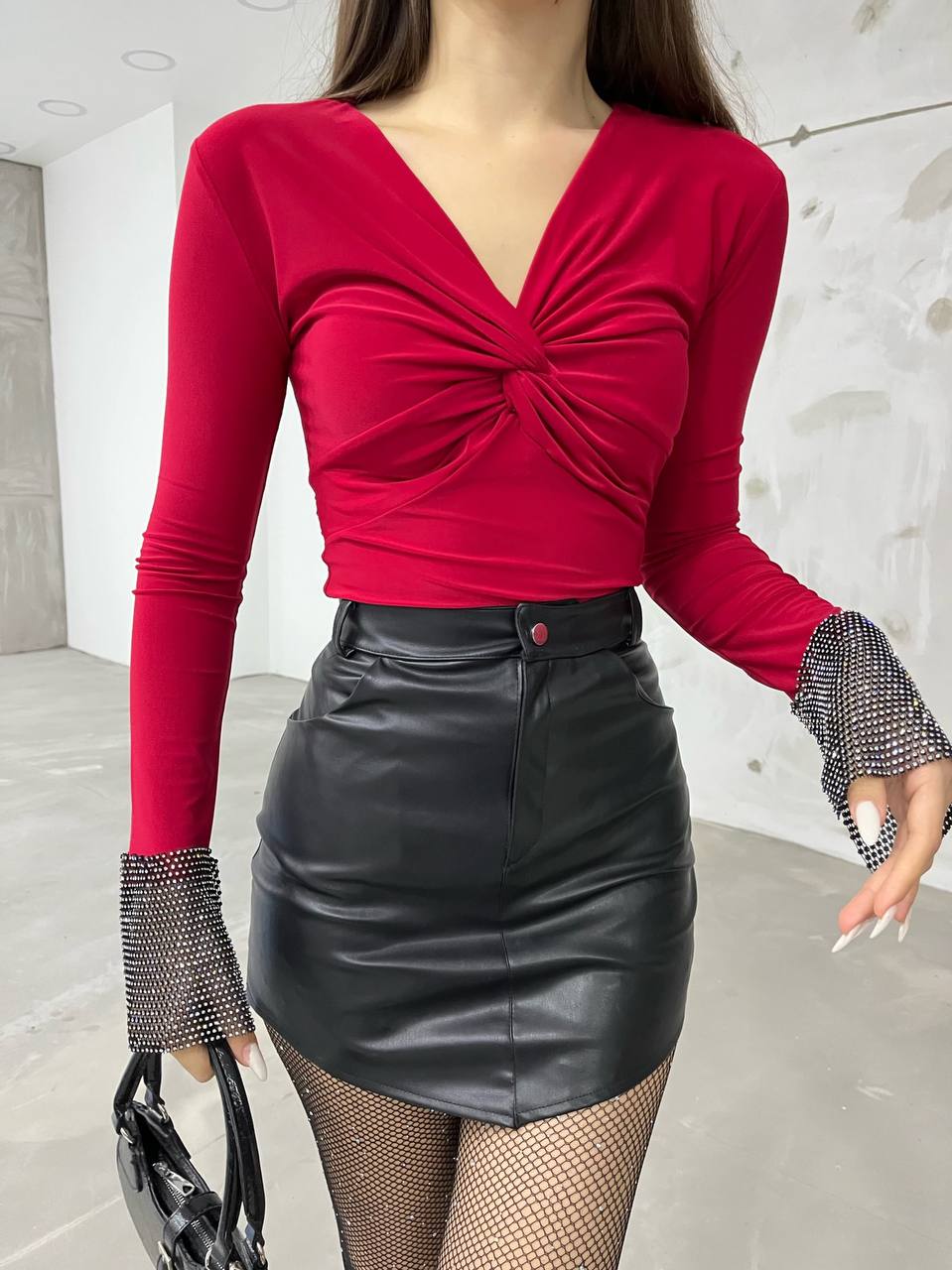 Red stylish Top