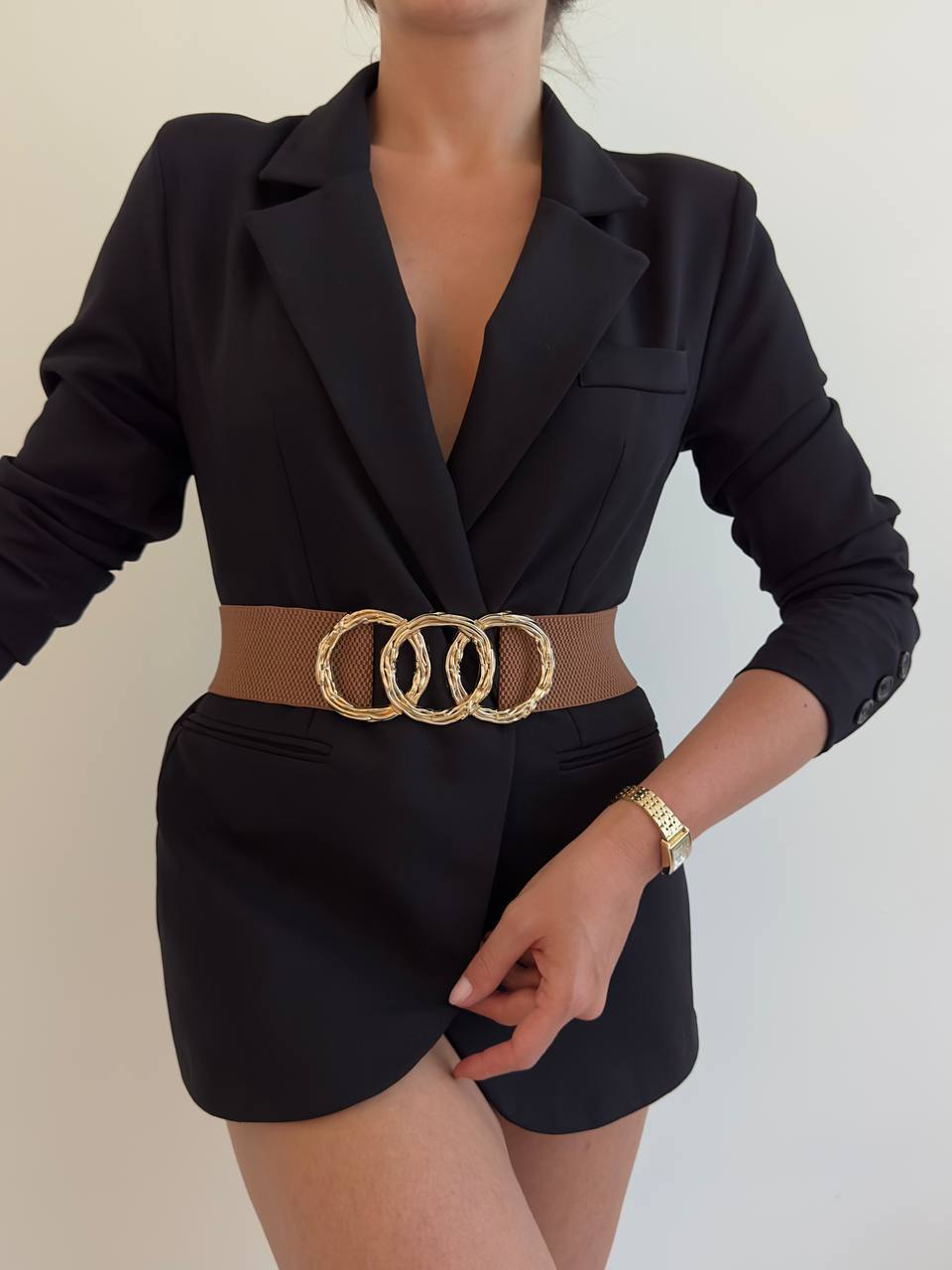 Brown Stretch Belt