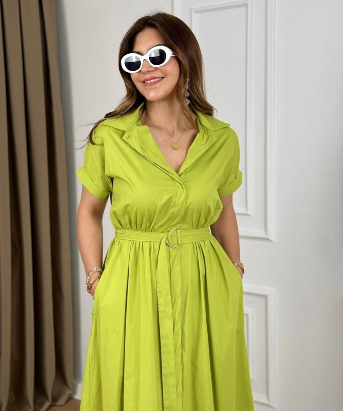 Pistachio Inci Dress