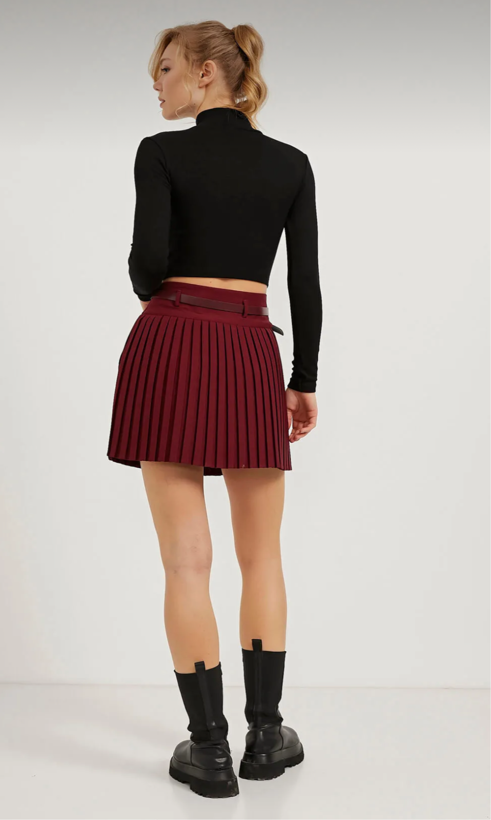 Burgundy Skirt