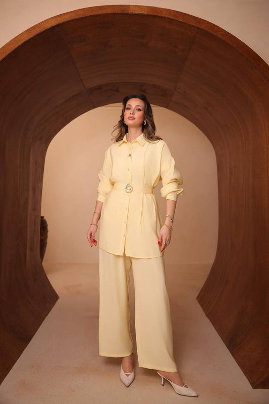 Pastel Yellow Classy Set