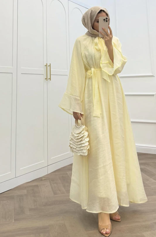 Pastel Yellow Dress