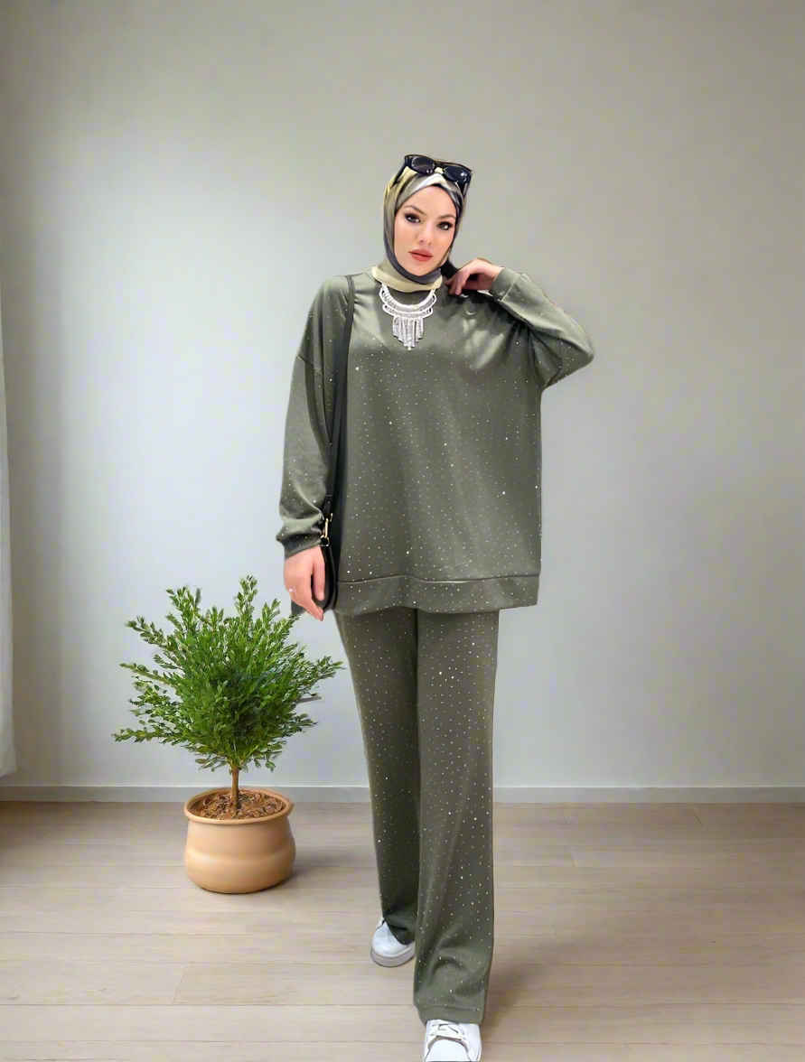 Kaki Elegance Set
