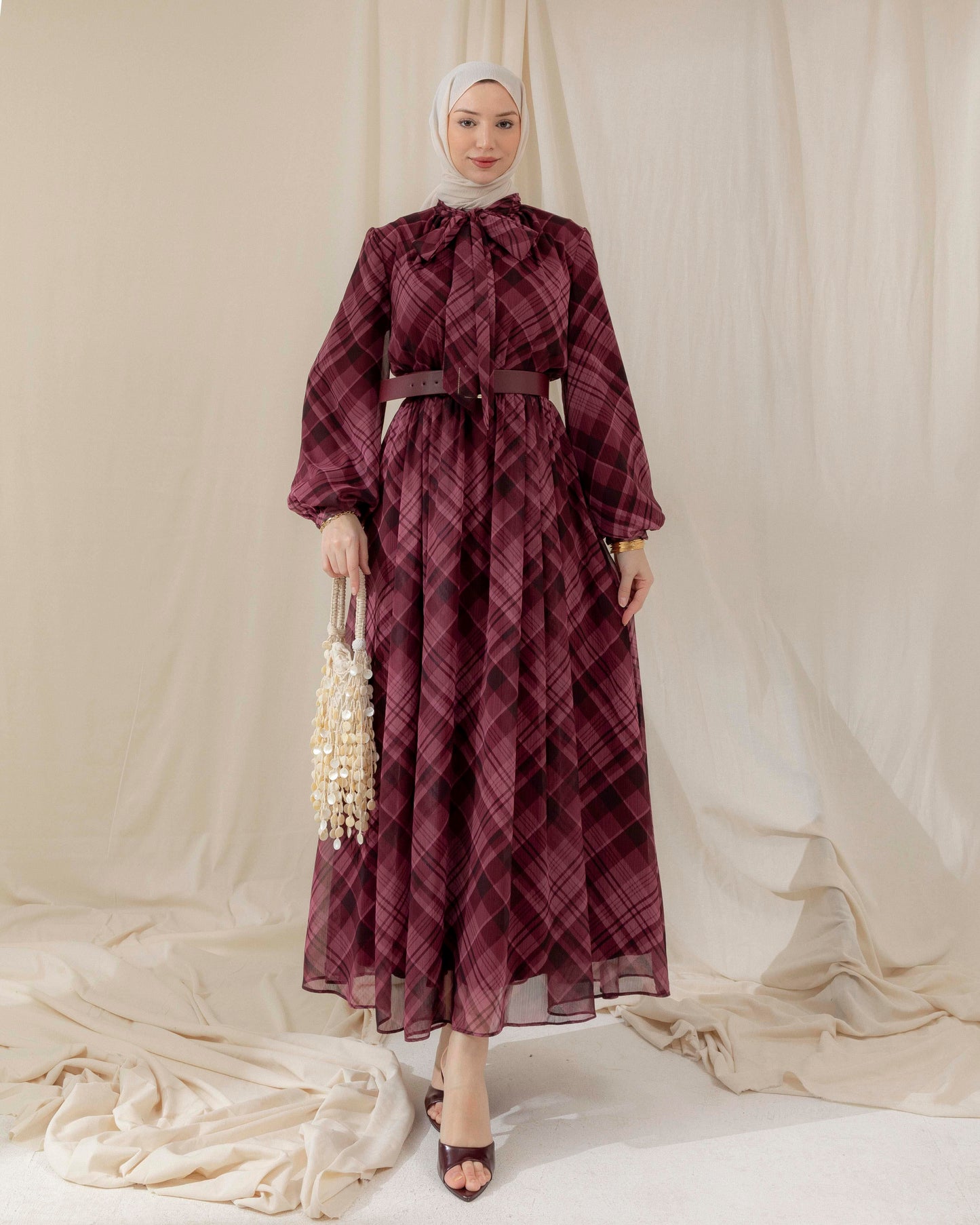 Isabella Plaid Dress