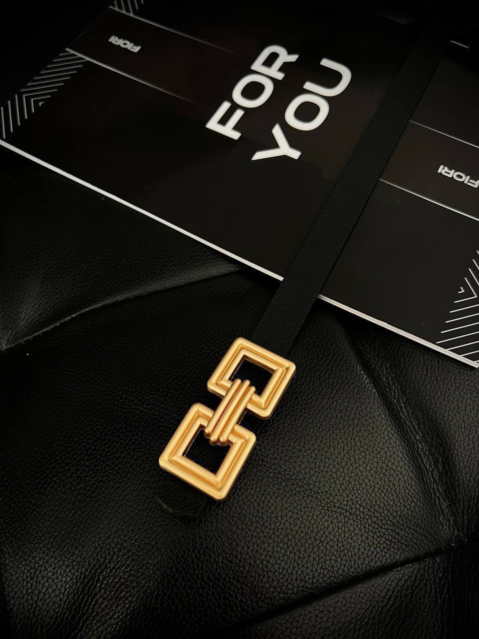 Squares Belts -Black