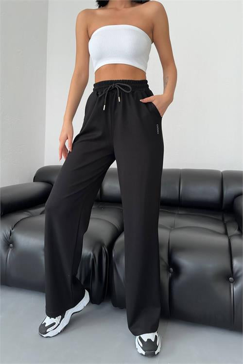 Black Oysho Comfy Pants
