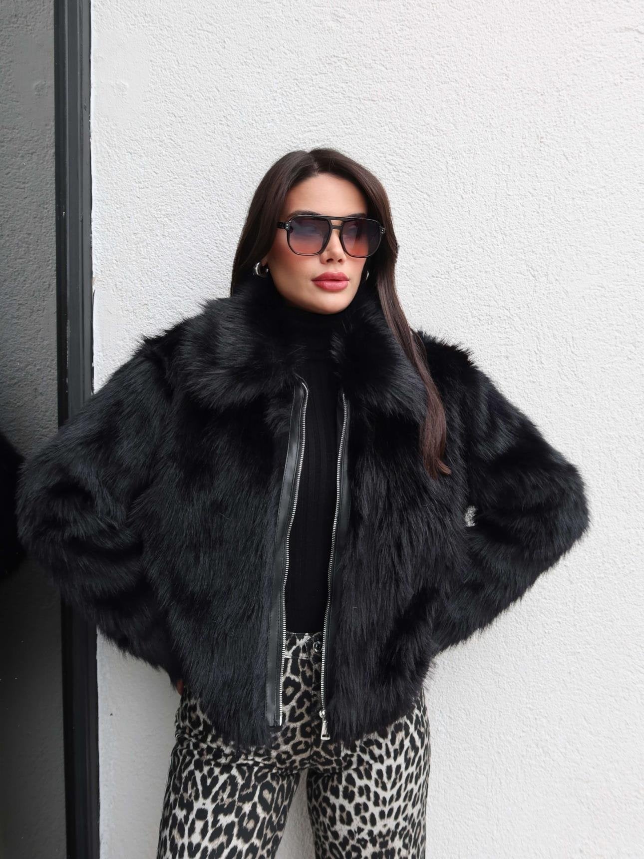Black Fur Jacket