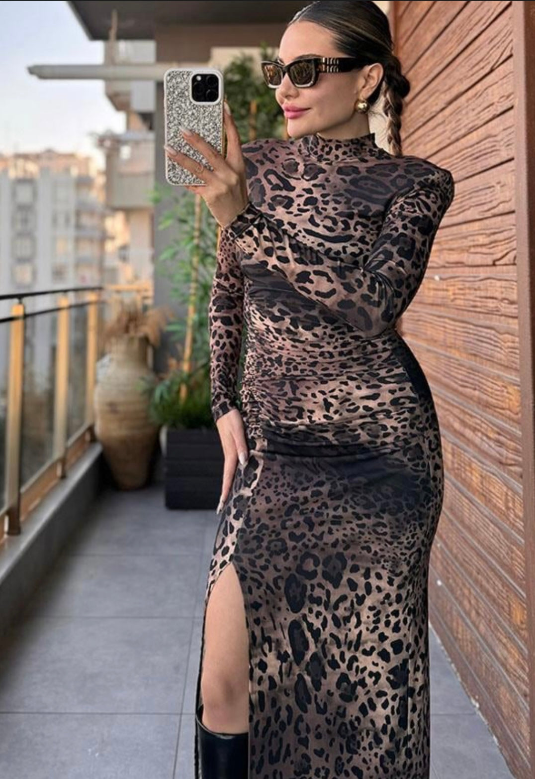 Goddess Leopard Dress