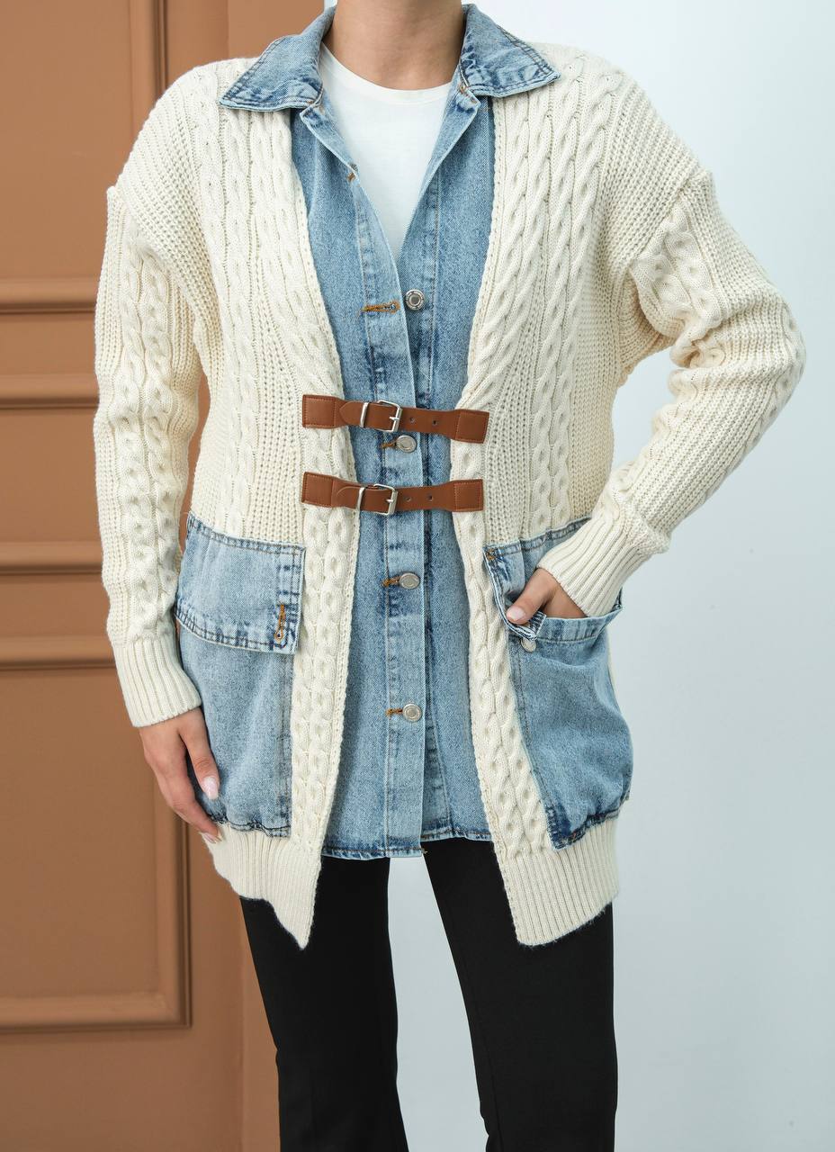 Vintage Cozy Buckle Jacket
