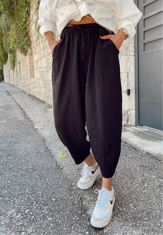 Black linen Pants