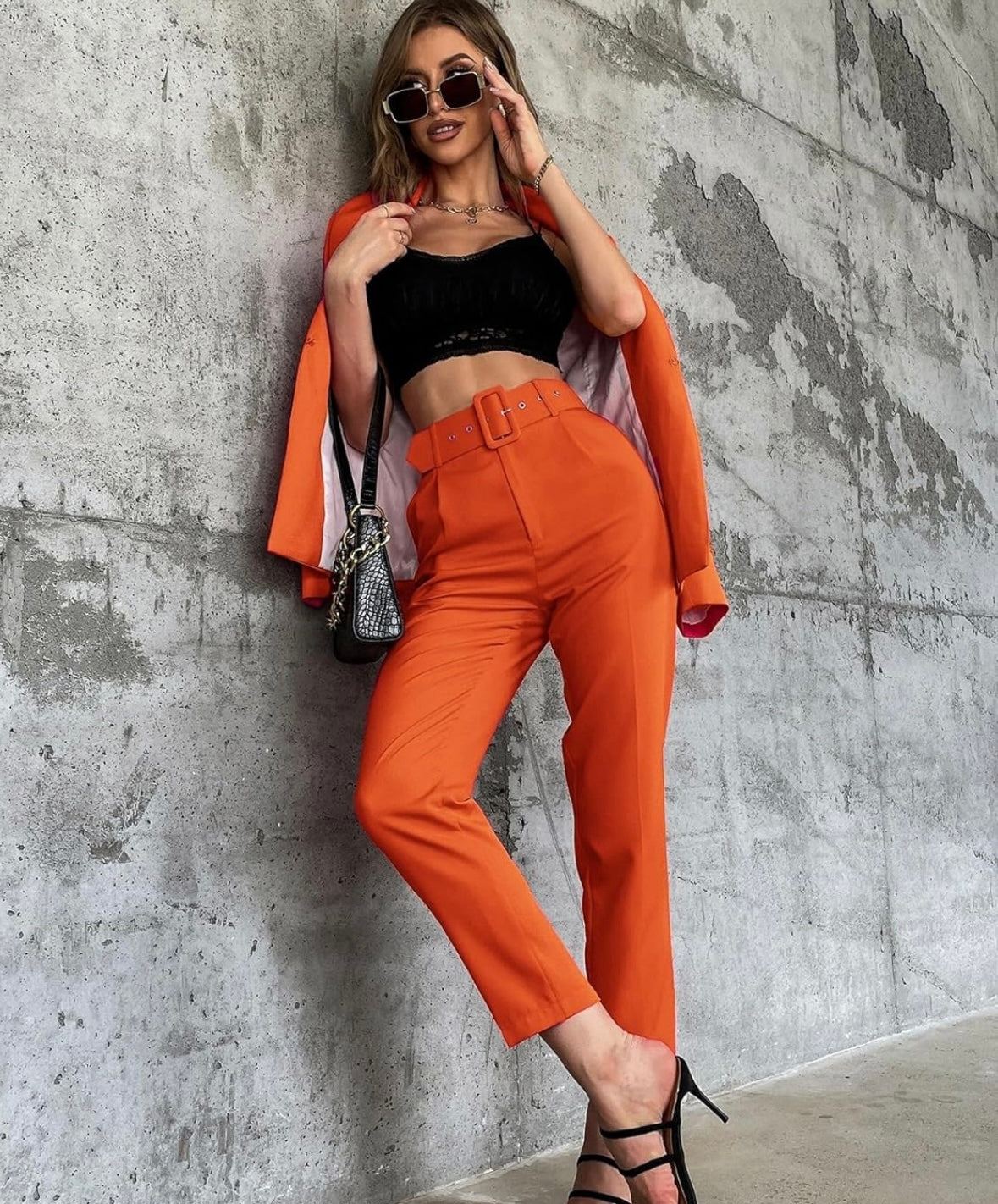 Orange pants