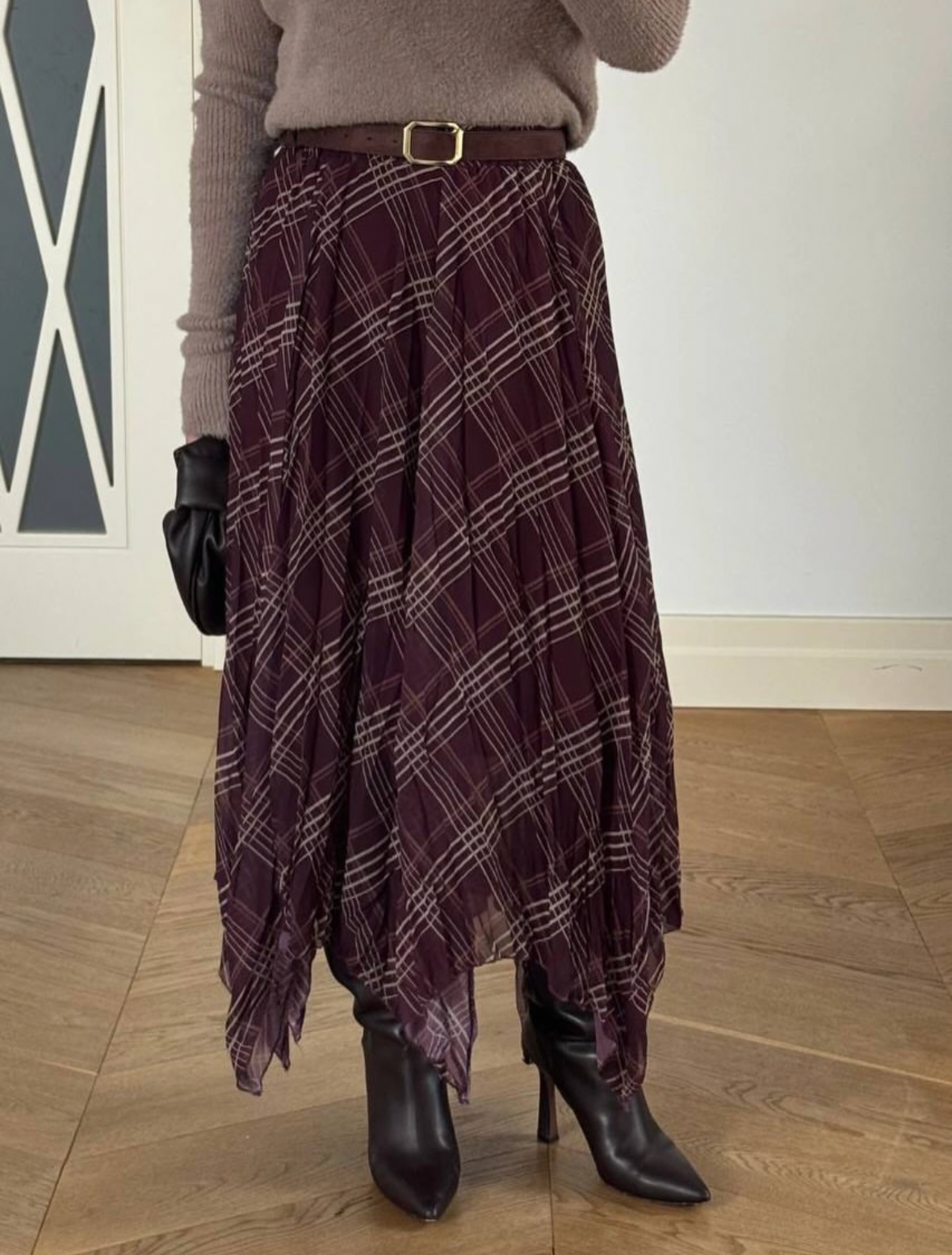 Flowy Mulberry Skirt