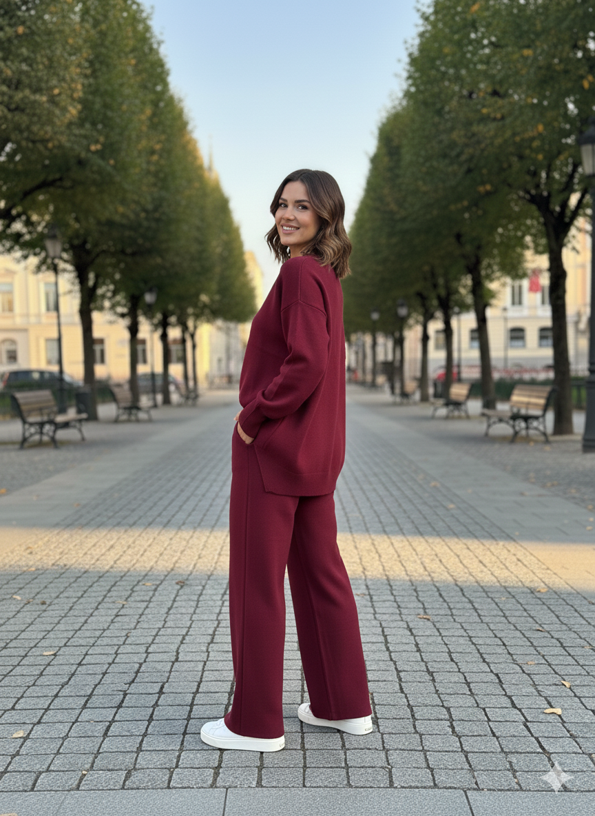 Burgundy Miu Set
