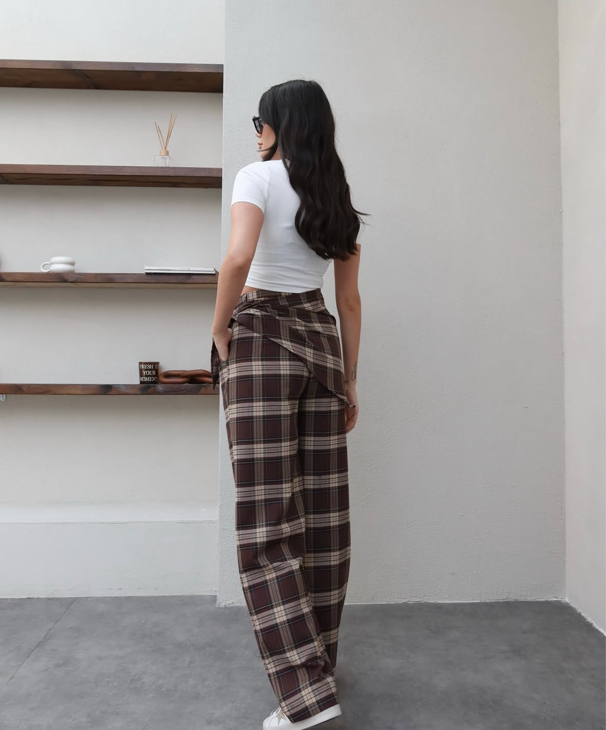 Plaid Fular Pants