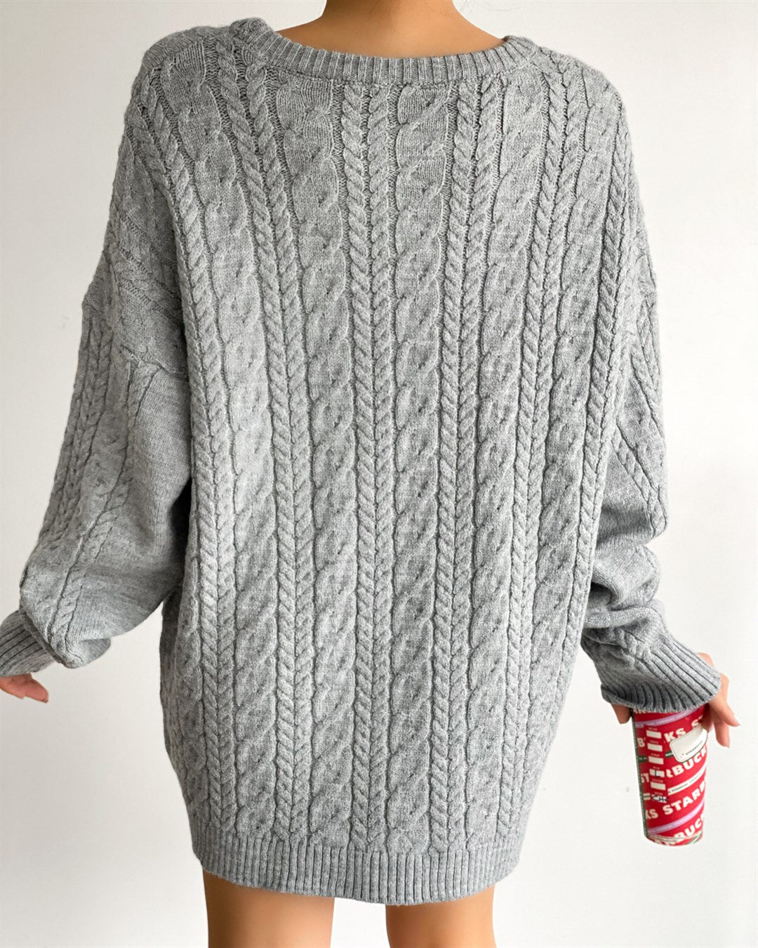 Grey knitwear