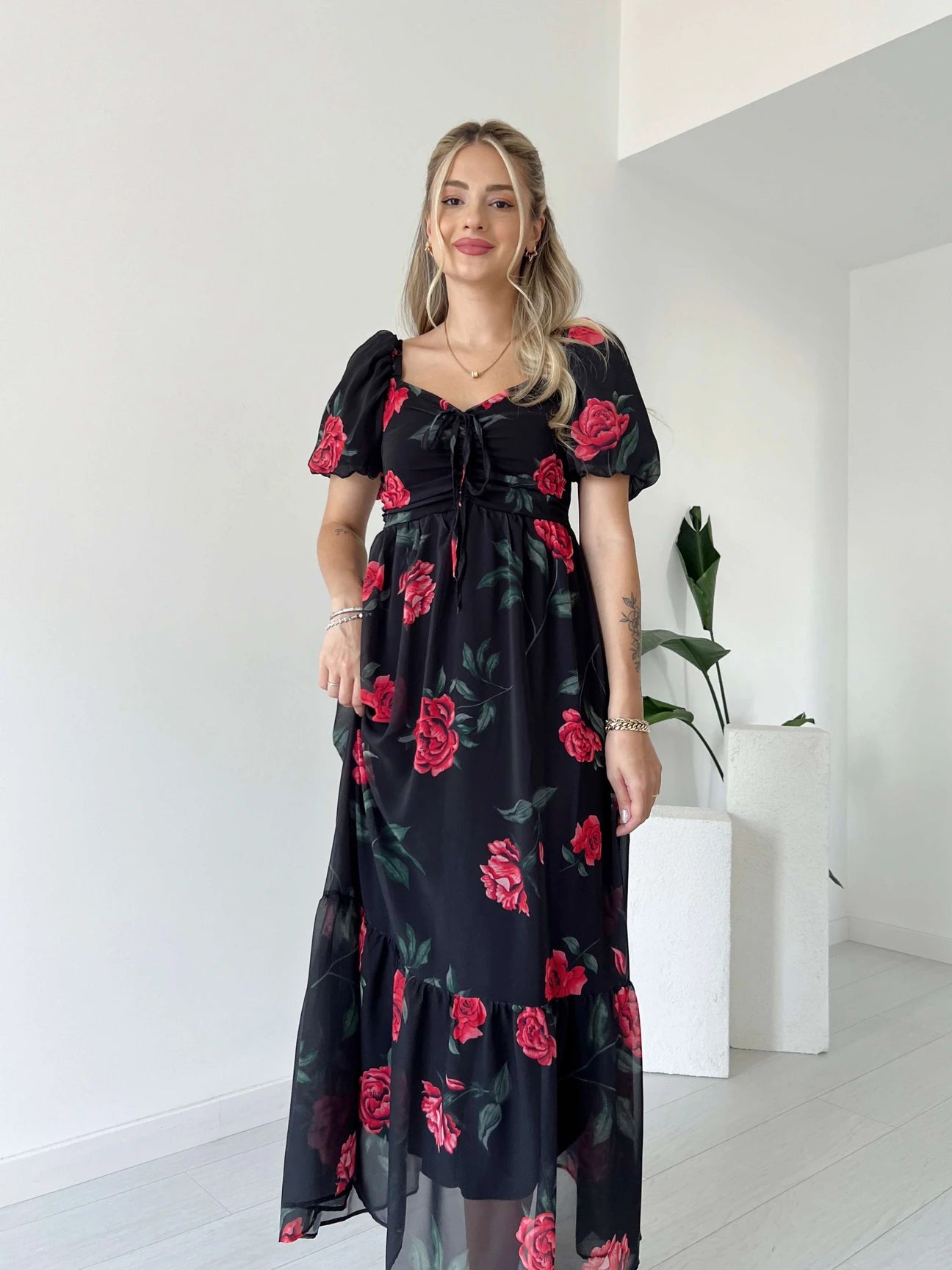 Red Roses Dress