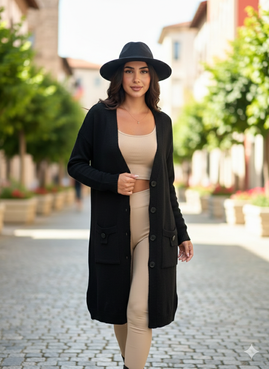 Black Cardigan