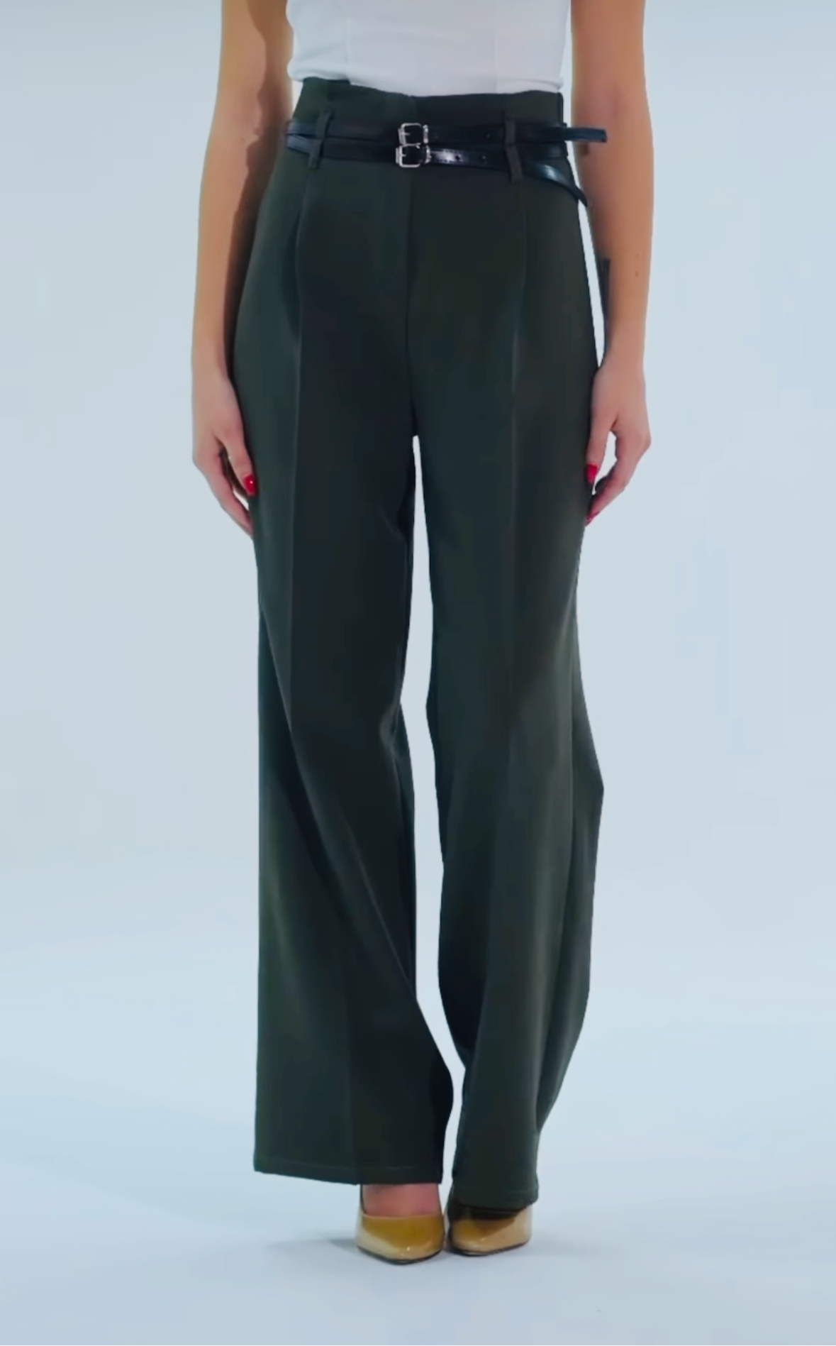 Emerald Palazzo Pants