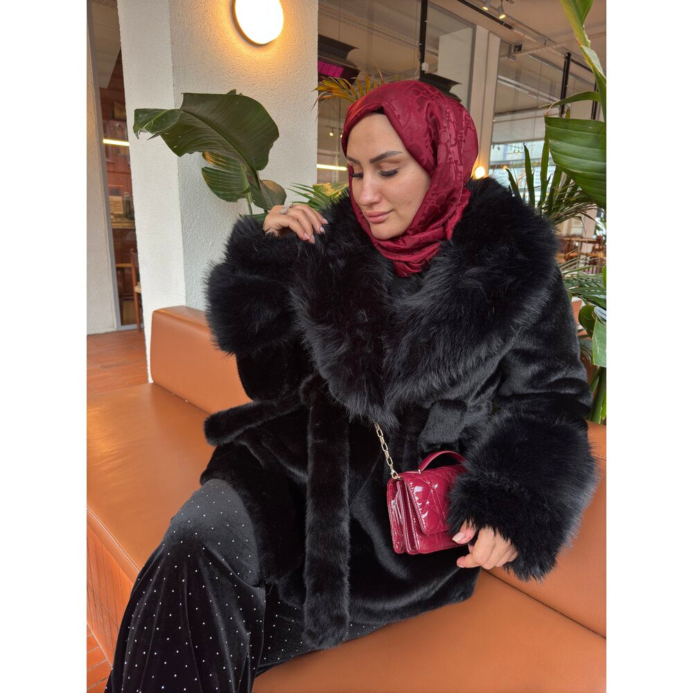 Black Fur Coat