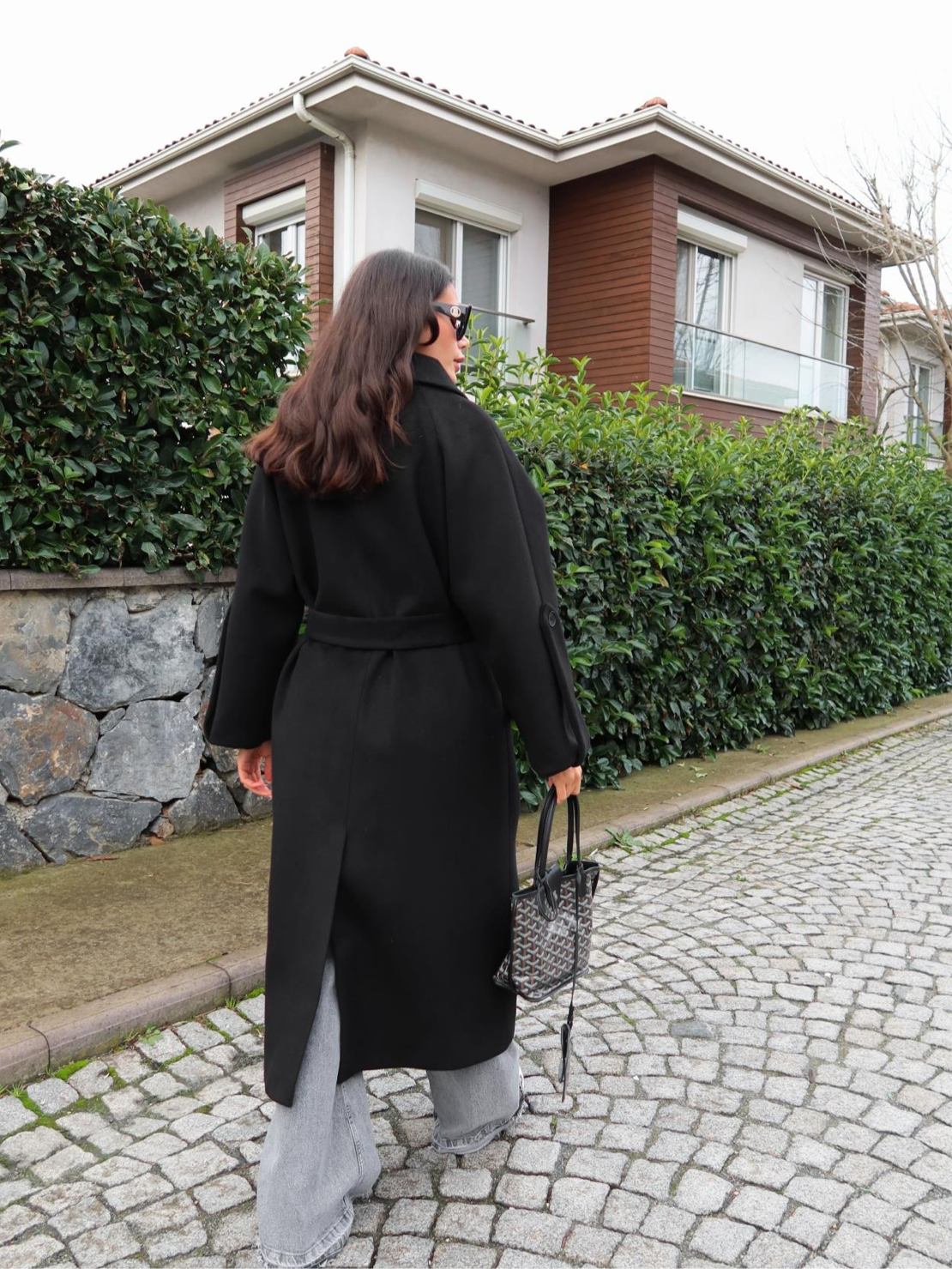 Casual Black Coat