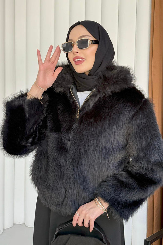 Black Fur Jacket