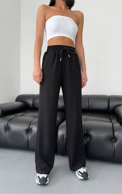 Black Oysho Comfy Pants