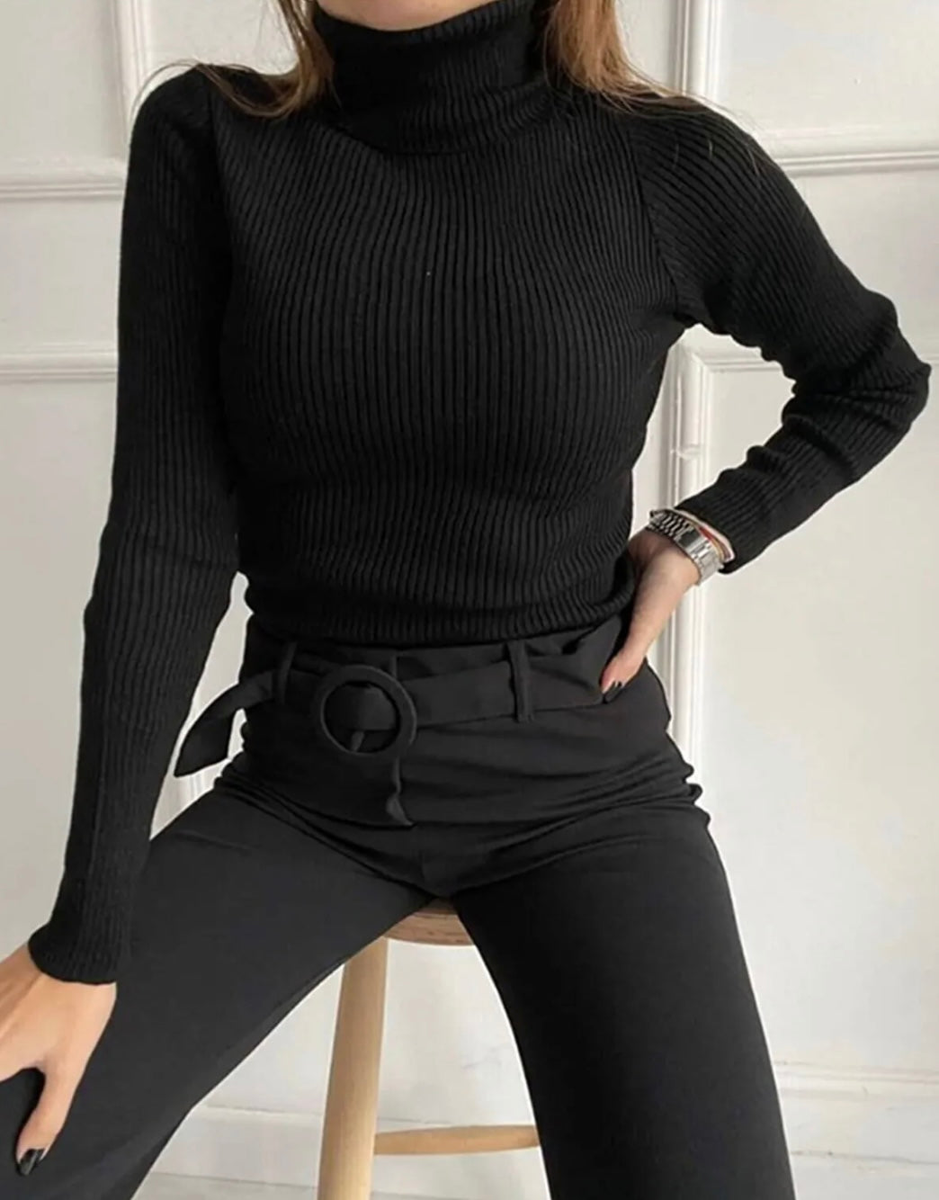 Black Turtleneck