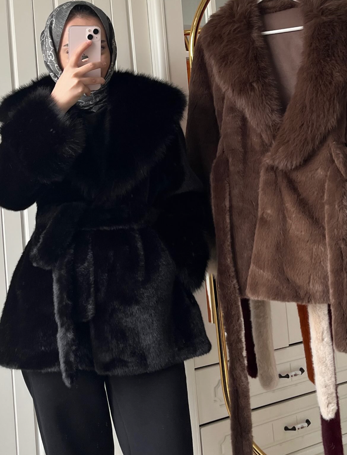 Black Fur Coat