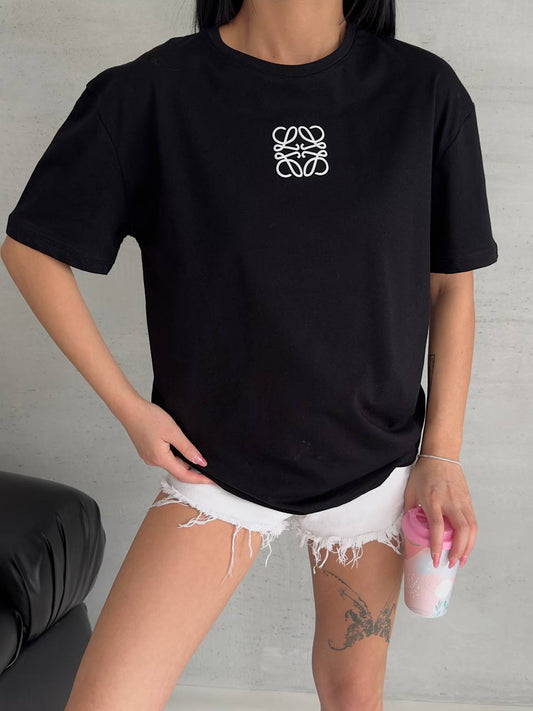 Trendy T-shirt -black