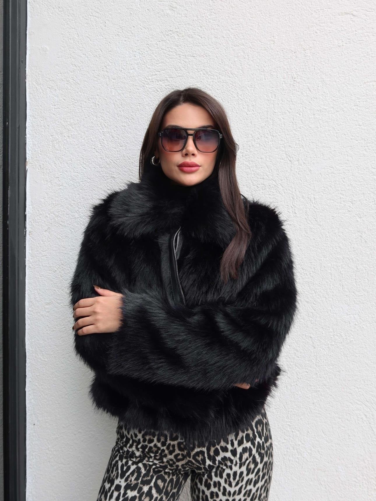 Black Fur Jacket