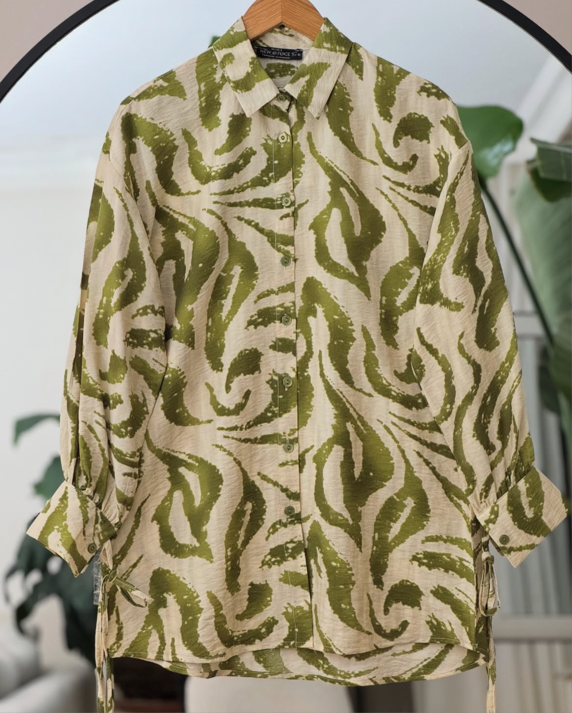 Beige Olive Shirt