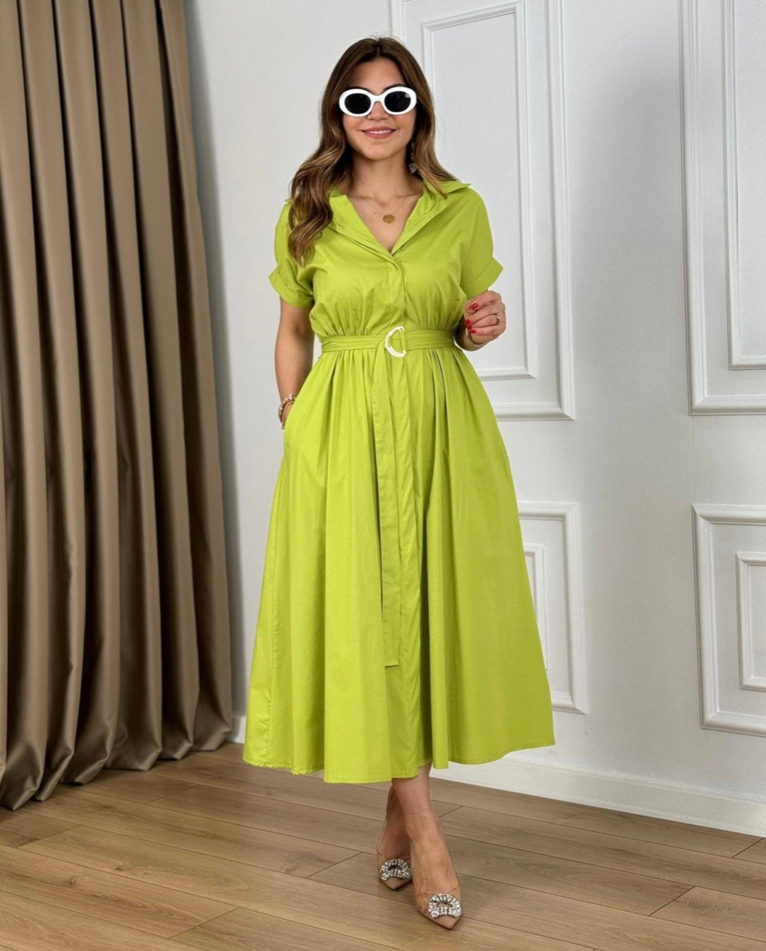 Pistachio Inci Dress